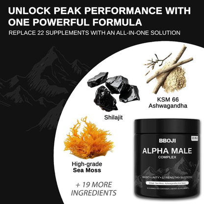 Official Store | 👑 BBOJI® Male Complex – High-Potency Men’s Health Formula 👑  (Just once a day, visible improvements in 7 days)  ✅ For low energy, low testosterone, muscle recovery, mental focus, libido, stamina, and overall male vitali